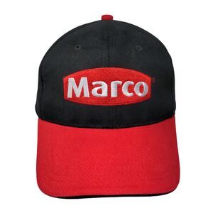 Marco Slideback Hat Black One Size Embroidered Adjustable Colorblock